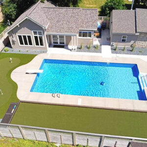 Artificial Grass for Pools Areas - Greenest